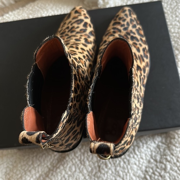 Coach Shoe Bowery Chelsea Boot Leopard Natural Haircalf 9 B - Picture 5 of 7
